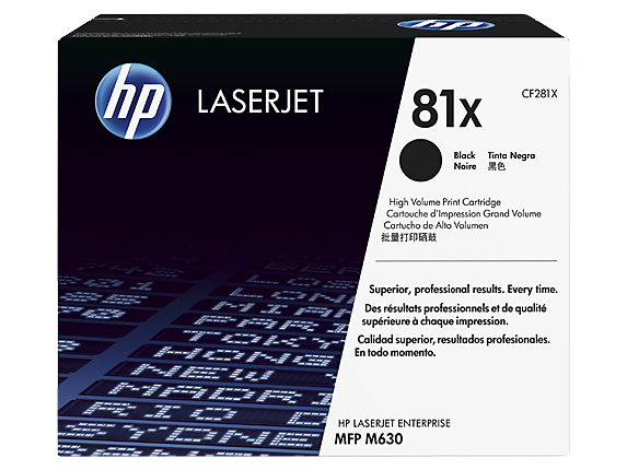 HP 81X High Yld Blk Orgnl Lsrjt Tnr Ctrg | CF281XC | Warranty included