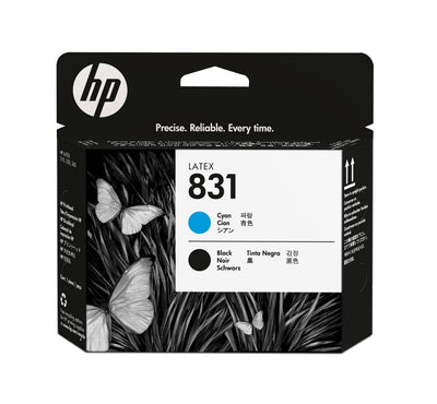 HP 831 Cyan / Black Latex Printhead | CZ677A | Warranty included