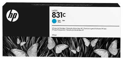 HP 831C 775-ML Cyan Latex Ink Cartridge | CZ695A | Warranty included