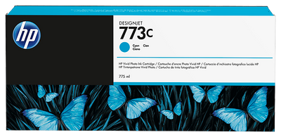 HP 773C 775-ml Cyan DesignJet Ink Cartridge (C1Q42A)