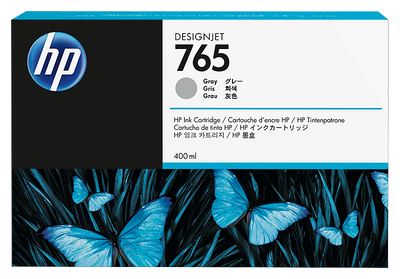 HP 765 400-ml Gray DesignJet Ink Cartridge (F9J53A)