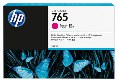 HP 765 400-ml Magenta DesignJet Ink Cartridge (F9J51A)