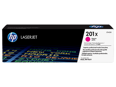 HP 201X High Yield Magenta Original LaserJet Toner Cartridge (CF403X)