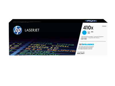 HP 410X High Yield Cyan Original LaserJet Toner Cartridge (CF411X)
