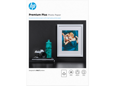 HP Premium Plus Semi-gloss Photo Paper-20 sht/A4/210 x 297 mm (CR673A)