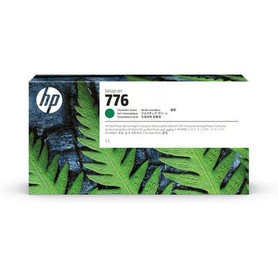 HP 776 1-liter Chromatic Green Ink Cartridge (1XB03A)