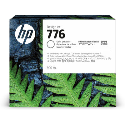HP 776 500-ml Gloss Enhancer Ink Cartridge (1XB06A)