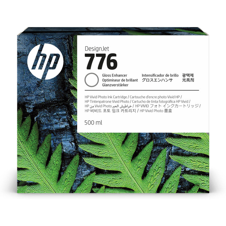 HP 776 500-ml Gloss Enhancer Ink Cartridge (1XB06A)