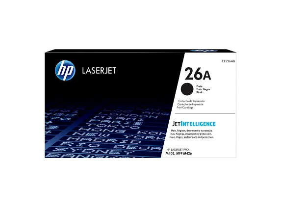 HP 26A Black Original LaserJet Toner Cartridge (CF226A)
