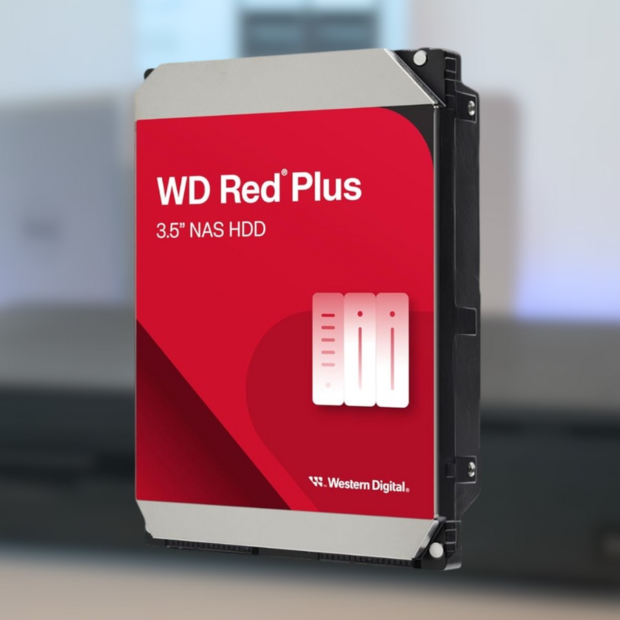 Western Digital | WD Red Plus NAS | 8TB HDD | WD80EFPX | 24/7 Reliability | SATA 6Gb/s