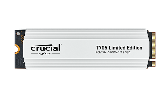 Crucial® T705 PCIe® Gen 5 NVMe™ M.2 SSD Read speeds up to 14500MB/s1 | 4000GB | CT4000T705SSD3