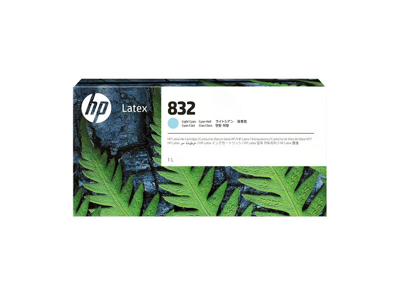 HP 832 1L Cyan Latex Ink Cartridge | 4UV76A | Warranty included