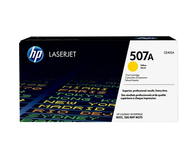 HP 507A Yellow Original LaserJet Toner Cartridge (CE402A)