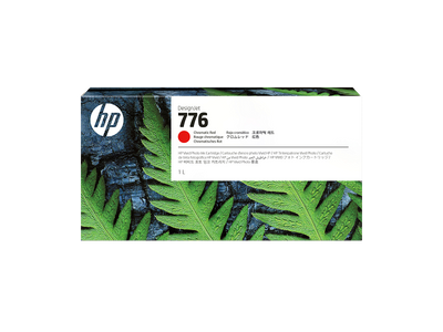 HP 776 1-liter Chromatic Red Ink Cartridge (1XB10A)