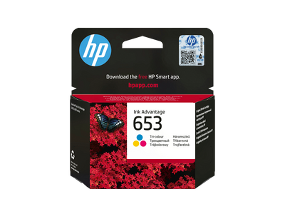 HP 653 Tri-color Original Ink Advantage Cartridge (3YM74AE)