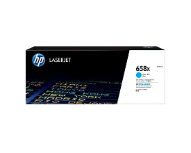 HP 658X High Yield Cyan Original LaserJet Toner Cartridge (W2001X)
