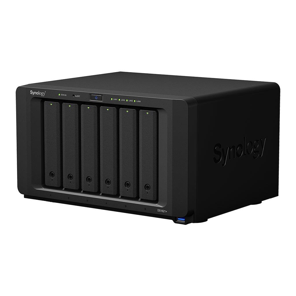 DS1621+ Synology Diskstation 1621+ AMD Ryzen V1500B 4GB 6bay 2 (NVMe)