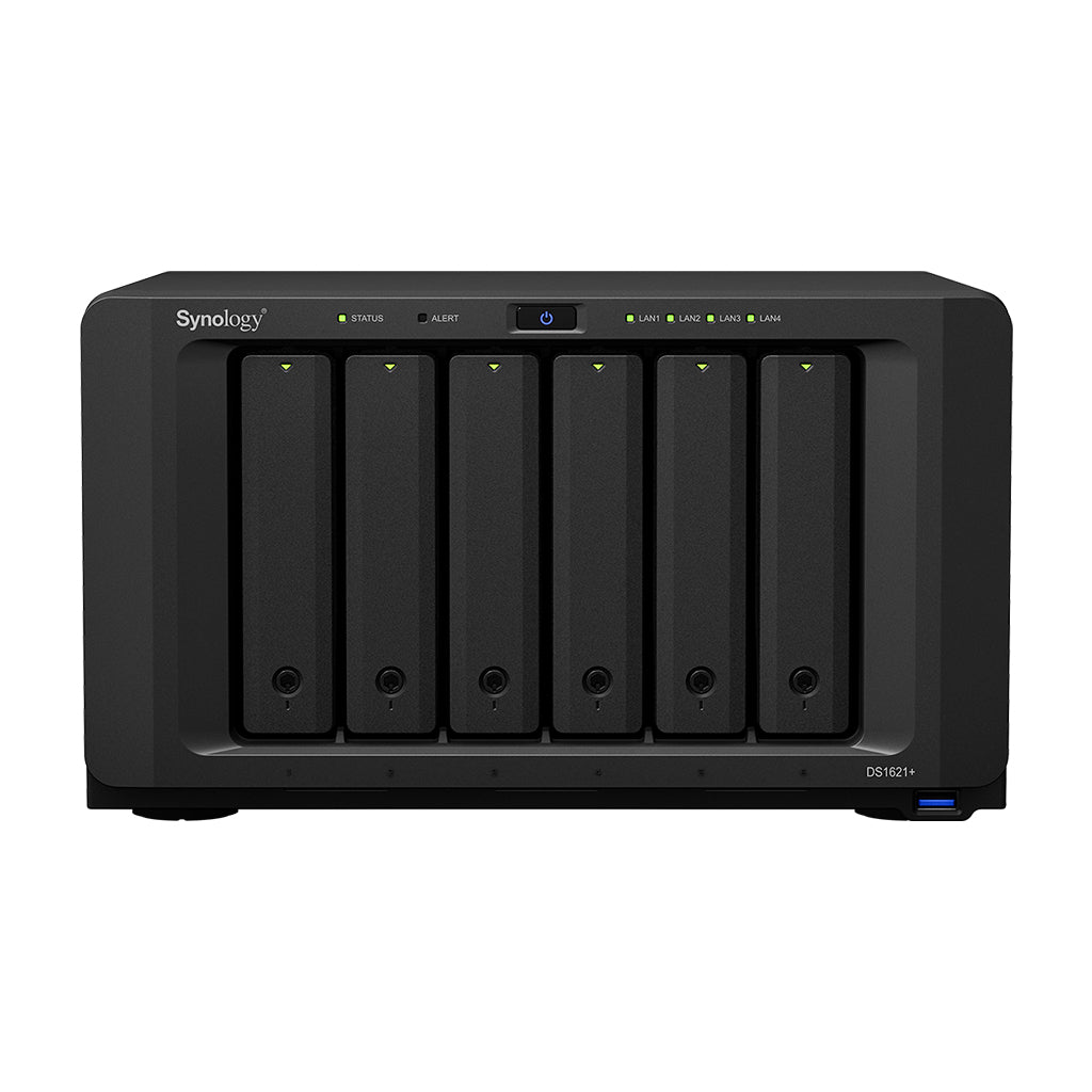 DS1621+ Synology Diskstation 1621+ AMD Ryzen V1500B 4GB 6bay 2 (NVMe)