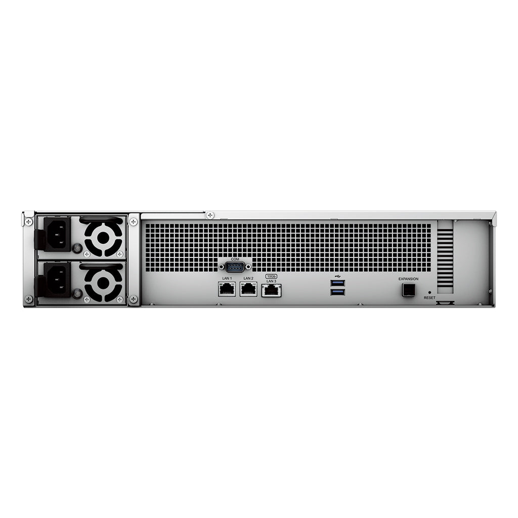 RS2423RP+  Synology Rackmount 2423RP+ AMD Ryzen V1500B 8GB 2U 12 bays