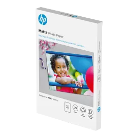 HP Matte Photo Paper-25 sht/10 x 15 cm (7HF70A)