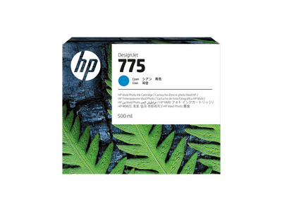 HP 775 500-ml Cyan Ink Cartridge (1XB17A)