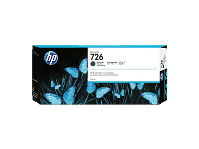 HP 726 300-ml Matte Black DesignJet Ink Cartridge (CH575A)