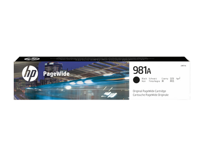 HP 981A Blackoriginal Page Widecartridge | J3M71A | Warranty included
