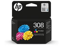 HP 308 Tri-color Original Ink Cartridge (7FP20UE#301)