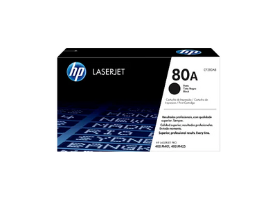 HP 80A Black Original LaserJet Toner Cartridge (CF280A)