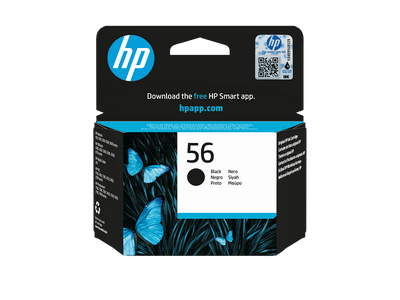 HP 56 Black Inkjet Print Cartridge | C6656AE#UUQ | Warranty included