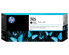 HP 745 300-ml DesignJet Matte Black Ink Cartridge (F9K05A)