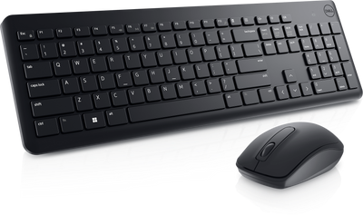 Dell Wireless Keyboard and Mouse KM3322W | US International Layout | 2.4GHz Wireless | 36-Month Battery Life | Anti-Fade Keys | SKU: 580-AKFZ | 1-Year Dell ProSupport UAE