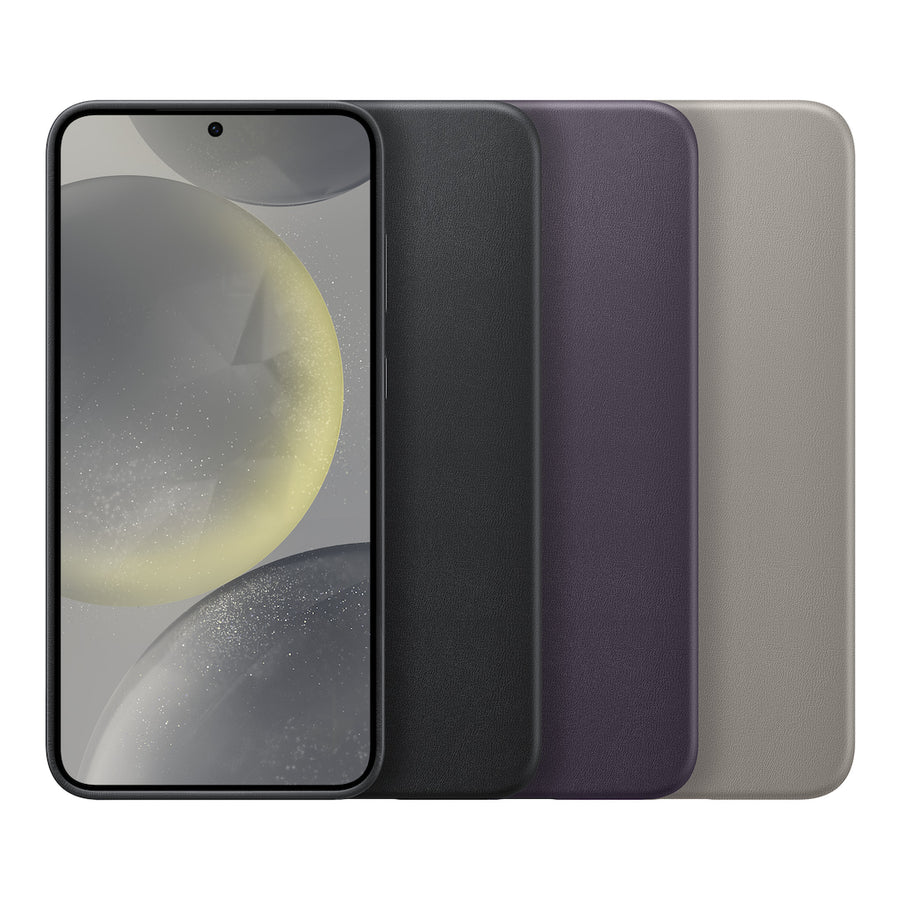 Samsung S24 Eco-leather Case - Black