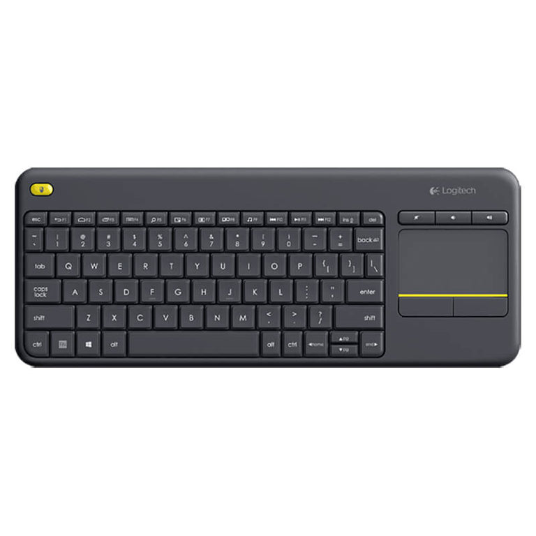 Logitech Wireless Keyboard Touch K400 En/Ar Black | 920-007153