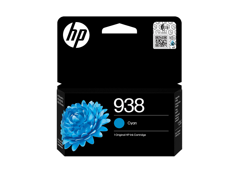 HP 938 Cyan Original Ink Cartridge (4S6X5PE)