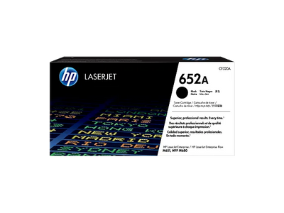 HP 652A Black Original LaserJet Toner Cartridge (CF320A)