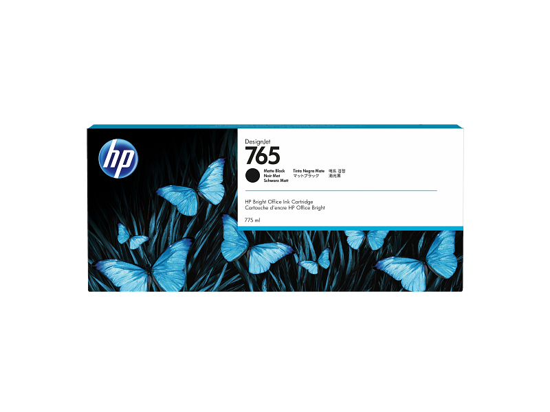 HP 765 775-ml Matte Black DesignJet Ink Cartridge (F9J55A)