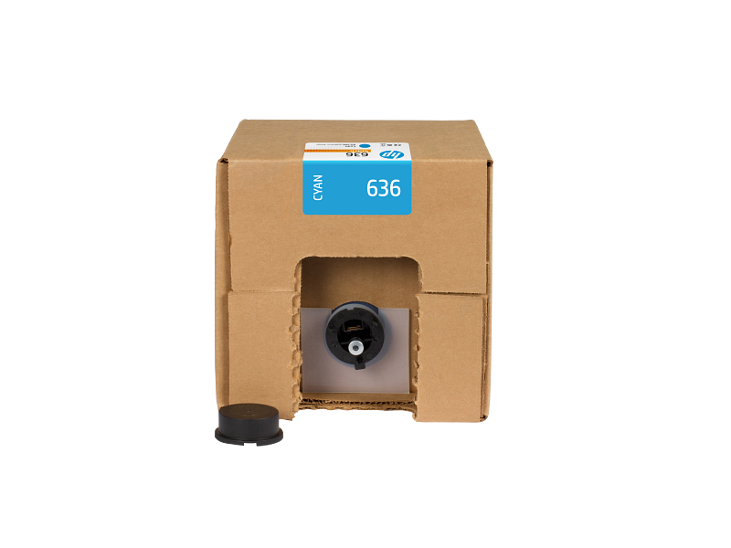 HP 636 3L Cyan Stitch Ink Crtg | 2LL58A | Warranty included