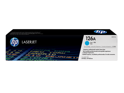 HP HP 126A 3-pl Cyan Orgnl Lsrjt Tnr Crtgs