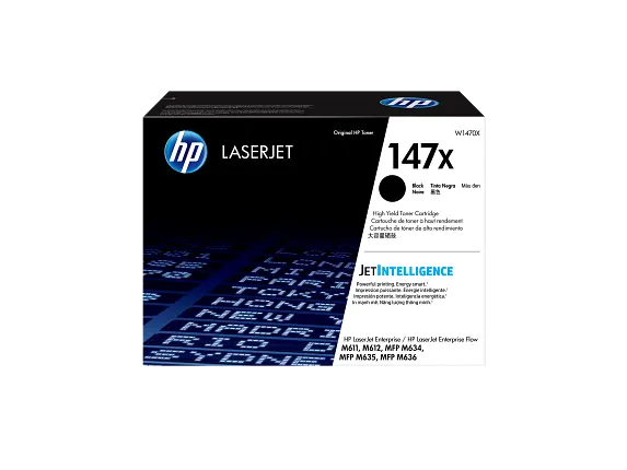 HP 147X High Yield Black Original LaserJet Toner Cartridge (W1470X)