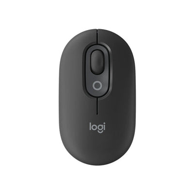 Logitech Pop Mouse with Emoji Newsnapper Graphite