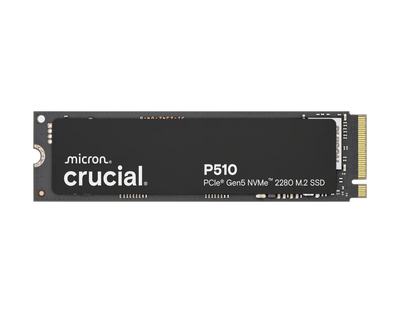 Crucial P510 Gen5 NVMe SSD, Up to 11,000 MB/s, PCIe 5.0 M.2 2280 SSD, Internal Solid State Drive | 1TB | CT1000P510SSD8
