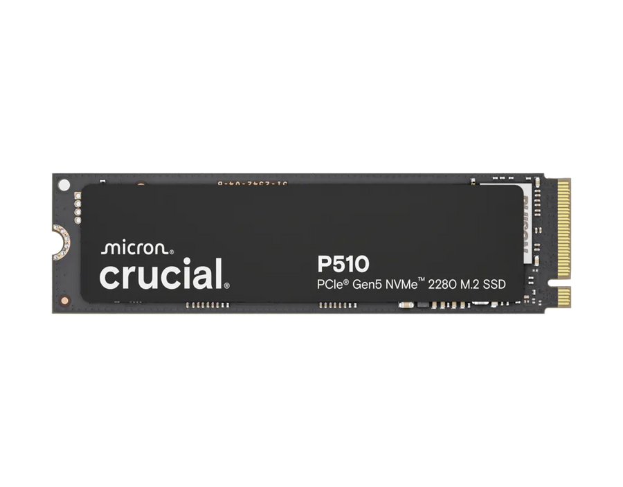 Crucial P510 Gen5 NVMe SSD, Up to 11,000 MB/s, PCIe 5.0 M.2 2280 SSD, Internal Solid State Drive | 1TB | CT1000P510SSD8