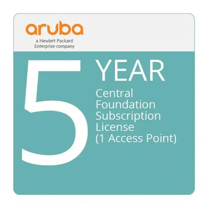 HPE Aruba Central AP Advanced 5-Year E-STU | SKU: S0J40A | Official Warranty UAE