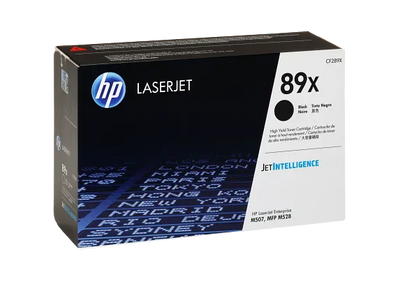 HP 89X High Yield Black Original LaserJet Toner Cartridge (CF289X)