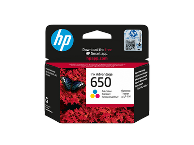 HP 650 Tri-color Original Ink Cartrige | CZ102AK#BHL | Warranty included