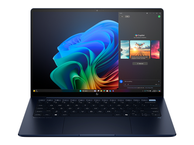 HP EliteBook Ultra G1q8 AI PC | Snapdragon X Plus X1P-42-100 | 16GB RAM | 512GB SSD | Qualcomm Adreno GPU | 14" 2.2K Touch | Atmospheric Blue | Windows 11 Pro | SKU: A37CMET#ABU | Official Warranty UAE