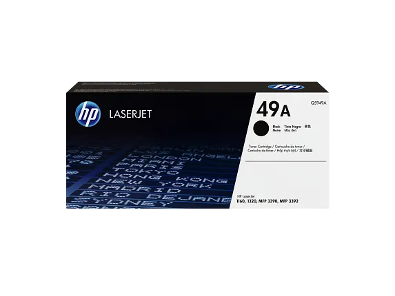HP 49A Black Original LaserJet Toner Cartridge (Q5949A)