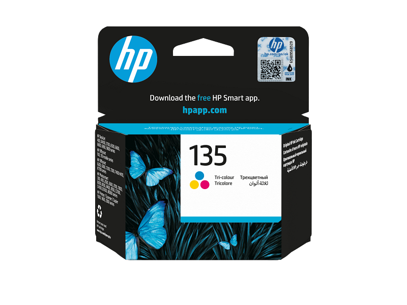 HP 135 Tri-color Original Ink Cartridge (C8766HE)