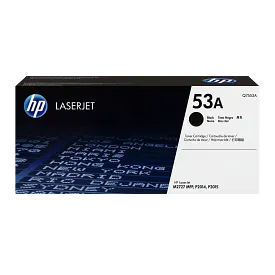 HP 53A Black Original LaserJet Toner Cartridge (Q7553A)
